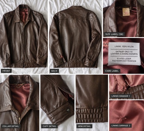 Vintage style brown - style, genuine