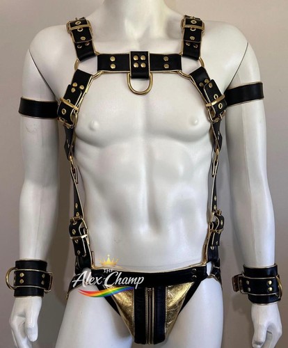 Gay leather body chest - leather,