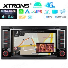 7" Android 14 4+64GB Car Player GPS Stereo Radio DAB+ 4G for VW Touareg 2004-11