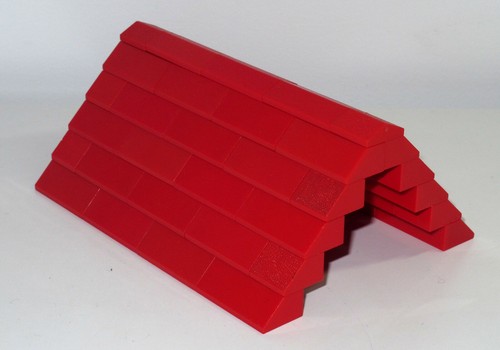 Lego roof red 49 pcs - lego,