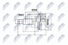N.T.Y. NPZ-SB-011.NTY Joint Kit, drive shaft for SUBARU