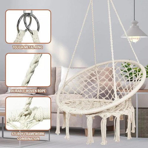 Hammock chair cotton woven - cotton,