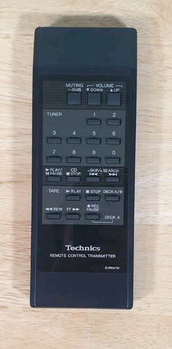 Technics eur64791 remote - technics,