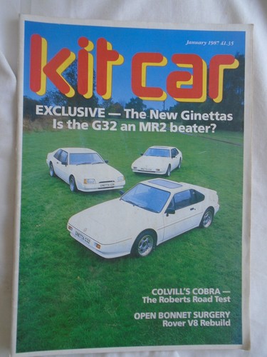 Kit car jan - 1987, ginetta