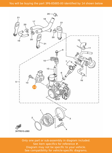 Yamaha throttle sensor assy - yamaha,