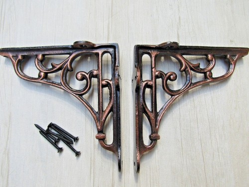 Pair antique copper - pair,