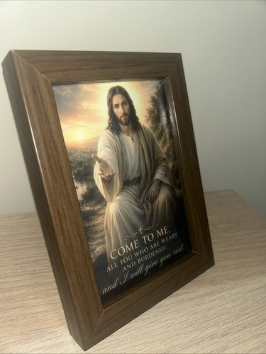 Framed photo jesus 4x6 - photo,