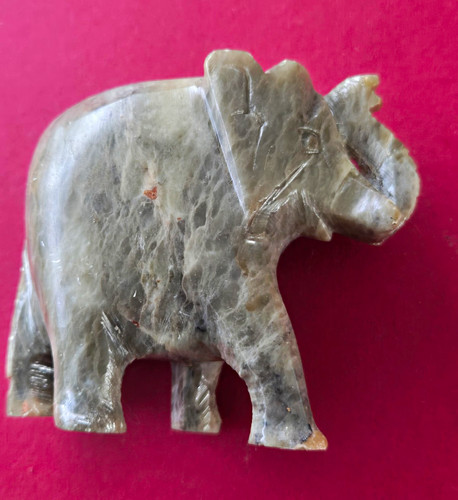 Vintage hand carved soapstone - hand,