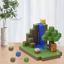 128Pcs/Set Minecraft Magnetic Building Blocks Children Kids Educational Toy Gift