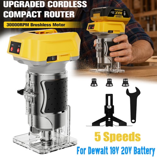 Cordless hand router for - cordless,