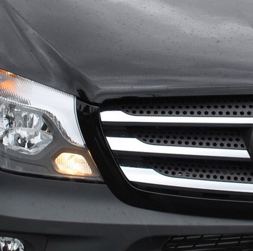 Chrome front grille - grille, accent