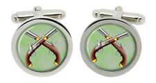 Duelling Pistols Cufflinks in Chrome Box