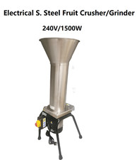 240V/1500W Electrical Stainless Steel Fruit Cruser/Grinder