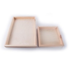 Wooden Slim Flat Box /