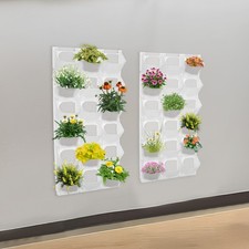 Garden Wall Hanging Planting Bag 36 Pockets Vertical Flower Grow Pouch Planter