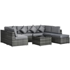 Outsunny pieces patio rattan - 8,