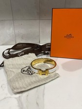 HERMES - Clic H Bracelet Blanc