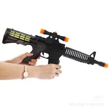 Kids Military MP5 Toy Gun Flashing Lights & Sounds Boys Girls Army Role Play Uk