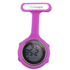 Nurse Watch Night Light StopWatch Extra Battery Pin On Digital 《●》 FREE Postage