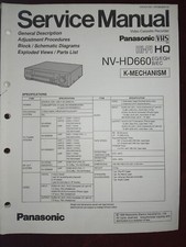 PANASONIC NV-HD660 VHS Video