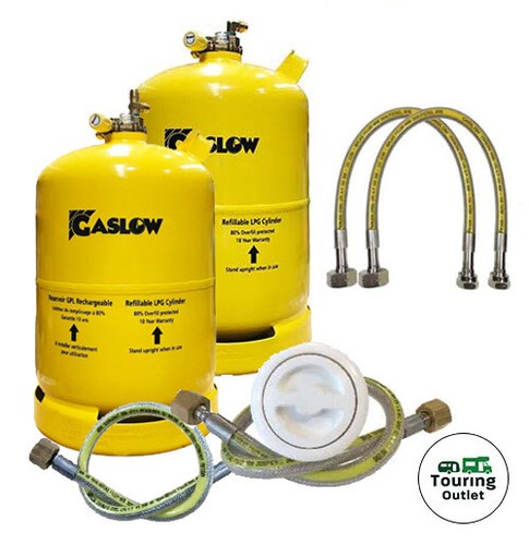 Twin gaslow 11kg cylinder kit - gaslow,