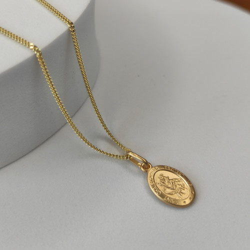 Gold silver small - gold, oval