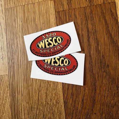 Wesco 3320 sticker decal - 3320,