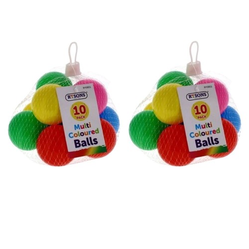 Multi coloured balls toys - 20,
