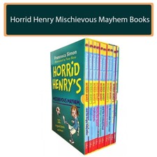 Horrid Henry Mischievous Mayhem 10 Books Box Set by Francesca Simon Meet Queen