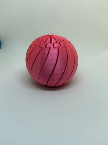 Kinetic printed sphere - printed,