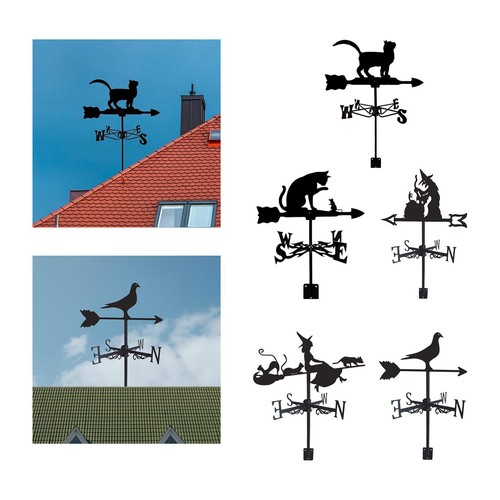 Weathervane roof mount - weathervane, scene