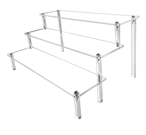 Tier clear acrylic display - 3-tier,
