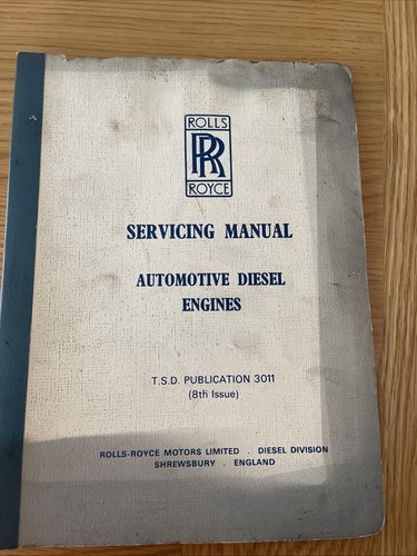 Rolls royce service manual - service,