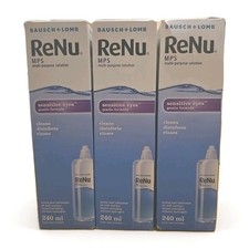 3 X Bausch & Lomb Renu