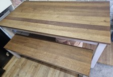 ikea kejsarkrona Large  Oak Dining Table And Bench (Brown) Rrp £500