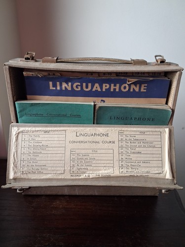 Vintage linguaphone italian - linguaphone,