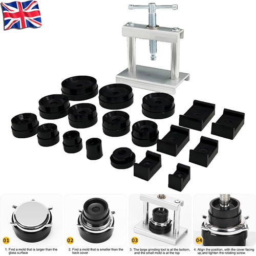 Watch back press tool kit - tool,