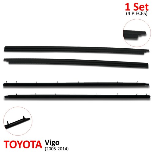 Set inner outer - set, weatherstrip