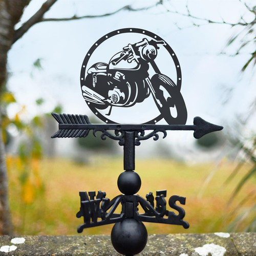 Classic motorbike weathervane - classic,