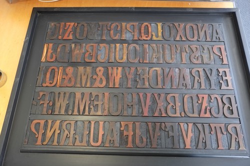 Letterpress wood wooden type - wood,