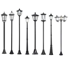 Garden Lamp Post Light LED Outdoor Solar Post Lights Patio Pathway Street Light