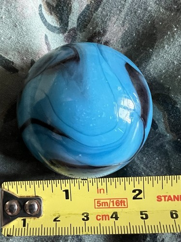 Large blue black - black, swirl