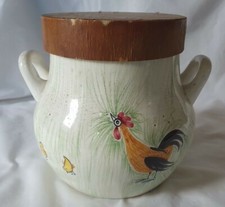 Charming Italian ceramic jar