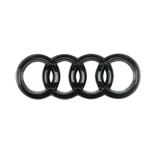 Abs black silver ring badge - silver,