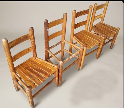 Set vintage 1940s wood - 1940s, child