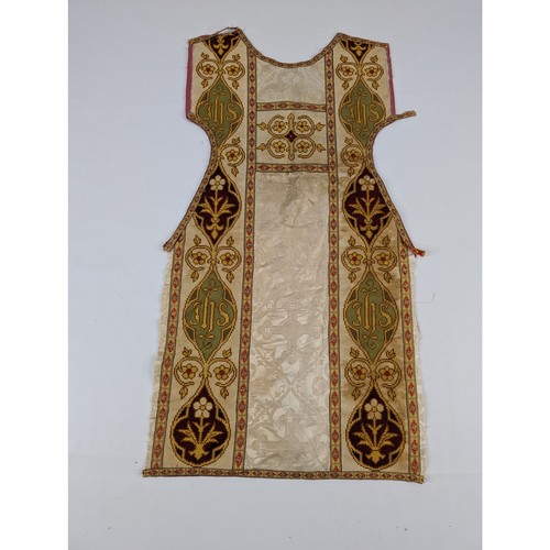 Vintage french silk brocade - vintage,