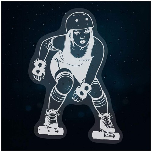 Roller derby skater - derby, static