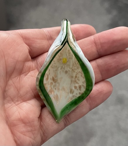 Art glass arum calla - glass,