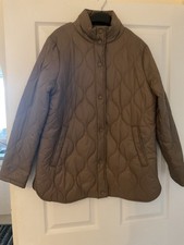 Monsoon QUILTED JACKET M worn