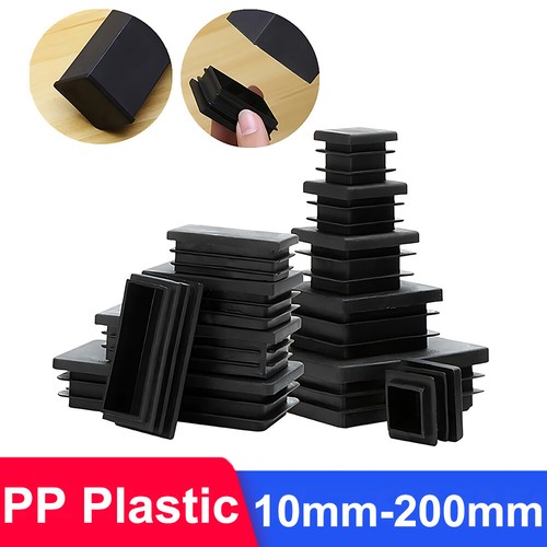 Square rectangle plastic end - &,